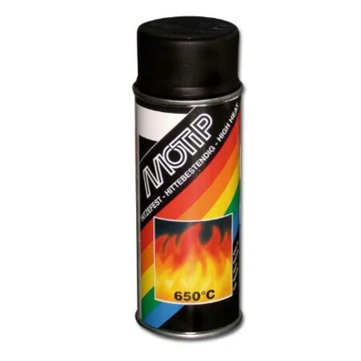 Kép: MOTIP 04031 Motor / hangtompító festék Kompakt green glossy 400 ml fekete