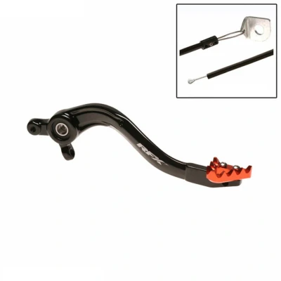Kép: RFX Pro ST hátsó fékkar (fekete/narancssárga) KTM SX85