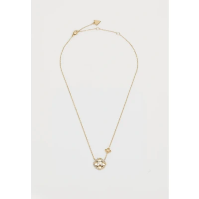 Kép: Guess WILD Flower Nyaklánc Yellow goldcoloured, Méret: One Size, gold/coloured