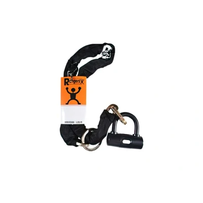 Kép: U lakat 55x55mm + Lánc Rangers d.10mm x 1,20m