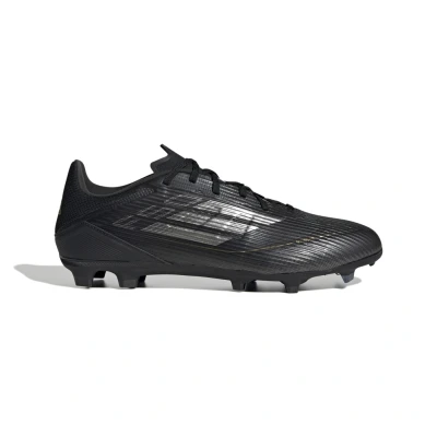 Kép: adidas Performance F50 League FIRM/MULTIGROUND Stoplis futballcipő, Méret: 47 1/3, Core black/iron metallic/gold metallicCipő
