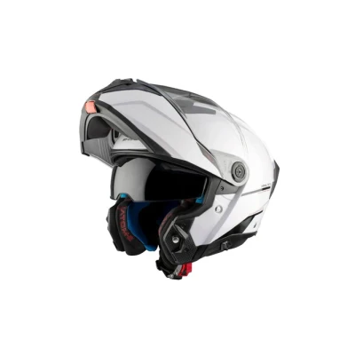 Kép: Felhajtható sisak MT Helmets Atom 2 SV fényes fehér XL