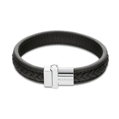 Kép: Tommy Hilfiger Magnetic Braided Family Karkötő black/silvercoloured, Méret: One Size, Black/silver coloured
