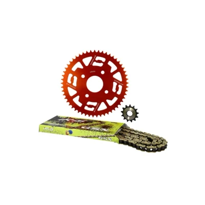 Kép: Lánckészlet alumínium piros 13x53 420 Doppler Yamaha TZR / X Power 1998 után