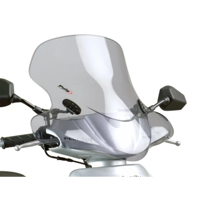 Kép: Robogó szélvédő Puig City Touring füst Peugeot Vivacity 50, 100, 125 (00 08)