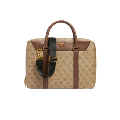 Kép: Guess Vezzola DOC CASE Unisex Aktatáska, Méret: One Size, Beige