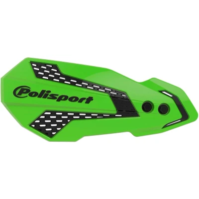 Kép: POLISPORT MX Flow kézvédők zöld / fekete Kawasaki KX250F 450F
