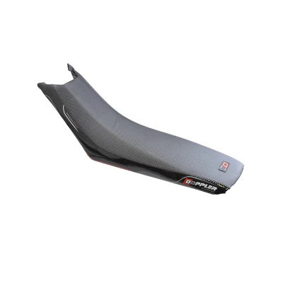 Kép: Doppler üléshuzat fekete / piros Derbi Senda 2010 , Gilera RCR, SMT 2011 hez