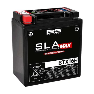 Kép: BS BATTERY SLA Max Akkumulátor Karbantartásmentes Gyárilag Aktivált BTX16H