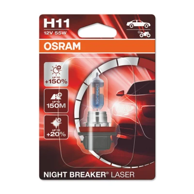 Kép: OSRAM 64211NL 01B Izzó, távfényszóró H11 12V 55W From 3400 to 4050K Halogén MERCEDES BENZ: G osztály SUV, E Sedan, C T modell