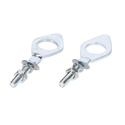 Kép: Láncfeszítő rombusz alakú 2 darab furat 18mm Hercules Moped Mokick, K 50, MK modellekhez