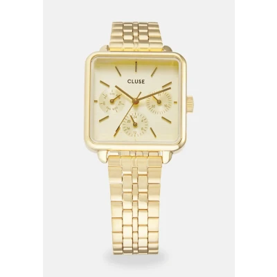 Kép: Cluse LA TÉTRAGONE Multifunction Watch Óra goldcoloured, Méret: One Size, Gold coloured