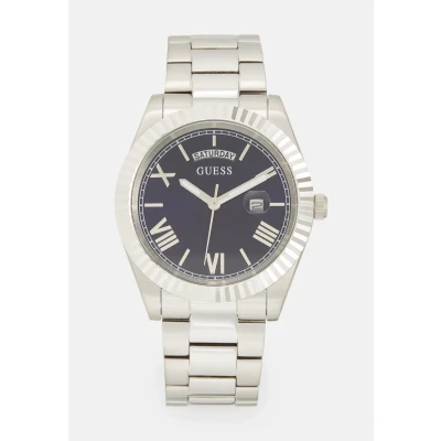 Kép: Guess Connoisseur Unisex Óra Blue sunray/silvercoloured, Méret: One Size, sunray/silver coloured
