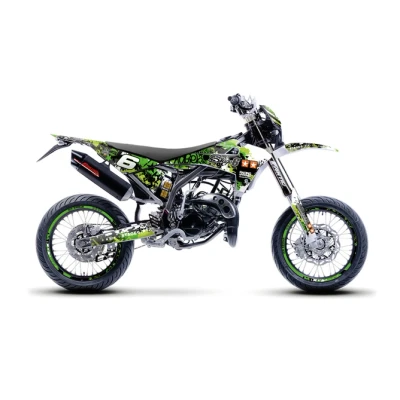 Kép: Grafikai készlet Fantic XM 50 2017 2022 zöld / fekete