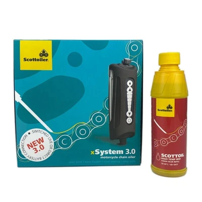 Kép: Scottoiler xsystem 30 + 250 ml magas hőmérsékletű olaj, piros