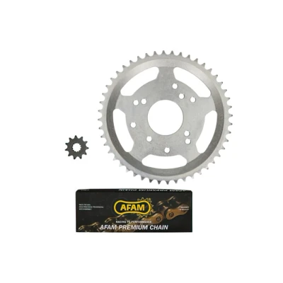 Kép: AFAM láncszett 13/48 fog Derbi Fenix 50