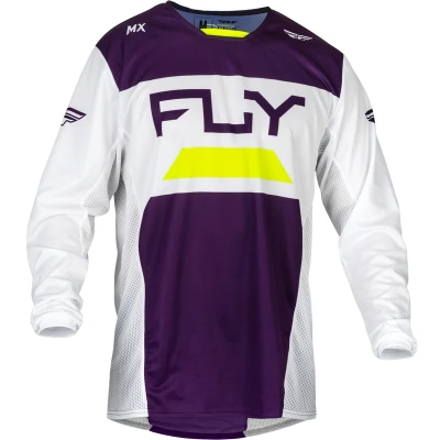Kép: FLY RACING Kinetic Reload Mez Mélylila/Fehér/Magas Láthatóság