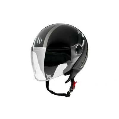 Kép: Nyitott Bukósisak MT Helmets Street Scope D2 fekete / szürke S