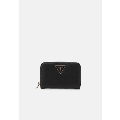 Kép: Guess Laurel Medium ZIP Around Pénztárca, Méret: One Size, Black