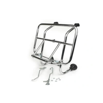 Kép: Összecsukható csomagtartó elöl Moto Nostra Vespa Smallframe V50, PV125, ET3, PK S, XL, XL2 Largeframe Rally180/200, Sprint150, TS125, GT125,