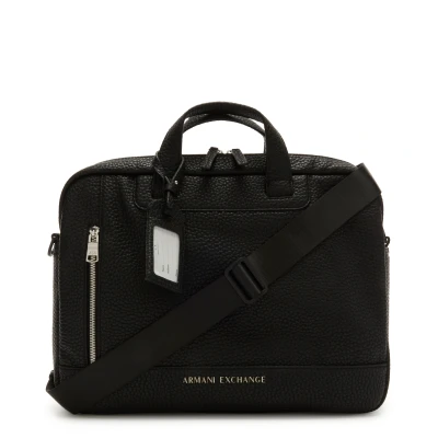 Kép: Armani Exchange Briefcase Unisex Aktatáska, Méret: One Size, Black