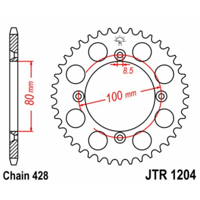Kép: JTSPROCKETS JTR1204.50 Lánckerék