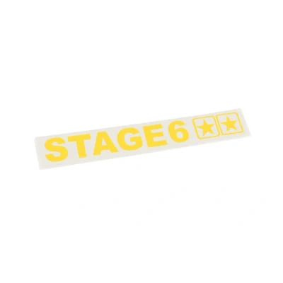 Kép: Matricakészlet Stage6 110x33mm sárga