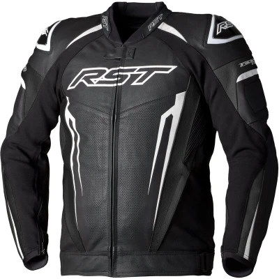 Kép: Rst tractech evo 5 bőrdzseki férfi fekete/fehér/fekete