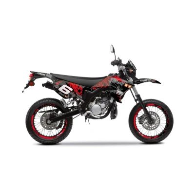 Kép: Grafikai készlet Yamaha DT 50 Stage6 piros / fekete