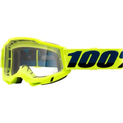 Kép: Sárga tiszta Goggles MX 100% Accuri 2 OTG.
