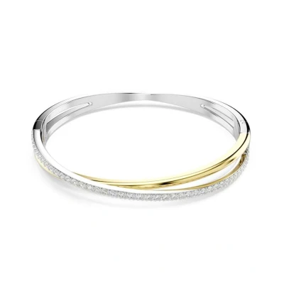 Kép: Swarovski Hyperbola Bangle Karkötő white/silvercoloured, Méret: Large, White/silver coloured