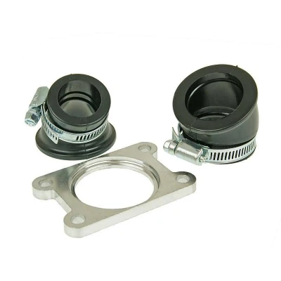 Kép: Racing 24/32mm szívócsonk két adapterrel Minarelli AM, Generic, KSR Moto, Keeway, Motobi, Ride, CPI, 1E40MA 1E40MB