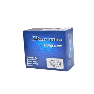 Kép: Belső gumi Deli 12&#039;&#039; 4.00 120/70X12 130/70X12 egyenes szelep