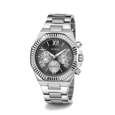 Kép: Guess Equity Kronográf óra, Méret: One Size, Silver tone