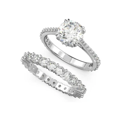 Kép: Swarovski Constella SET Gyűrű, Méret: 60, Silver