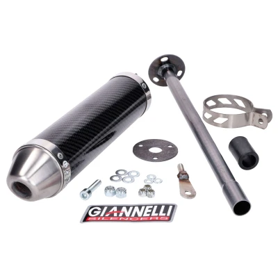 Kép: Giannelli Carbon hátsó hangtompító Derbi GPR 50 Nude, Racing 50, Aprilia RS modellekhez