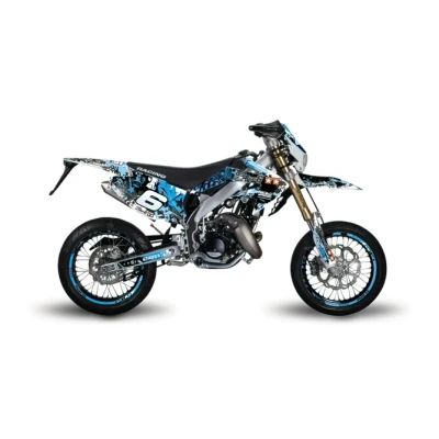 Kép: Grafikai készlet Honda HM 50 Stage6 kék / fekete
