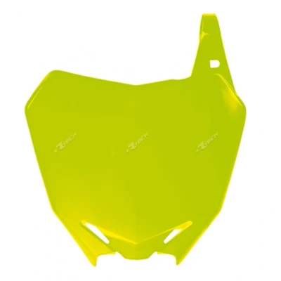 Kép: RACETECH Első Rendszám Tábla Neonsárga Suzuki RM Z250/450