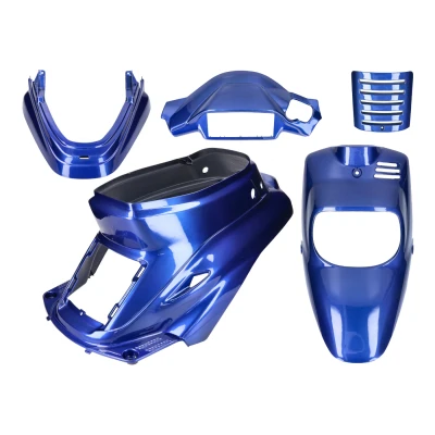 Kép: Védőburkolat készlet kék metál 5 darab MBK Booster 2004, Yamaha BWS 2004