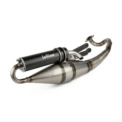 Kép: Kipufogó LeoVince Handmade TT Fekete Kiadás Peugeot Speedfight 3 / Ludix LC