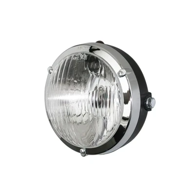 Kép: Fényszóró kerek d. 103mm fekete Peugeot 103
