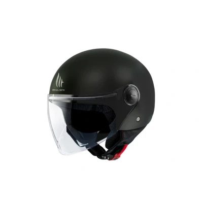 Kép: Nyitott bukósisak MT Helmets Street matt fekete M