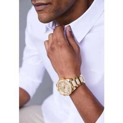 Kép: Guess MENS Sport Óra goldcoloured, Méret: One Size, Gold coloured