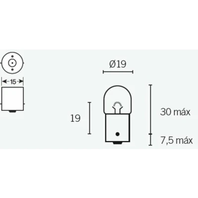 Kép: TECNIUM R5 Izzók 12V 5W 10 darab