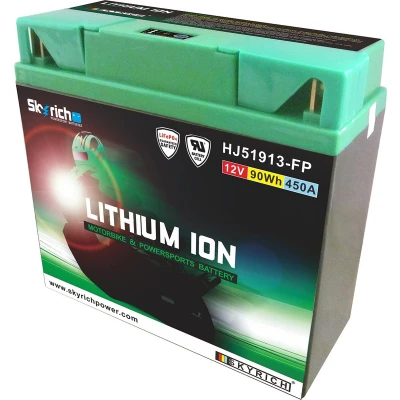 Kép: SKYRICH LITHIUM ION HJ51913 FP Indító akkumulátor 12V 7,5Ah 450A N