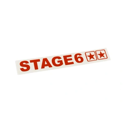 Kép: Matricakivágás Stage6 110x33mm piros