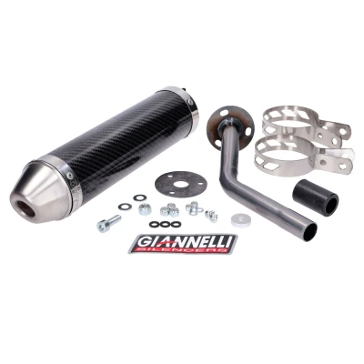 Kép: Giannelli Carbon hátsó hangtompító Fantic motorhoz 50ER, 50MR, 50MR