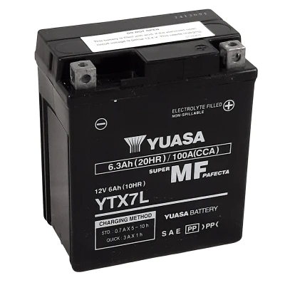 Kép: Yuasa W/C akkumulátor karbantartásmentes gyárilag aktivált YTX7L FA