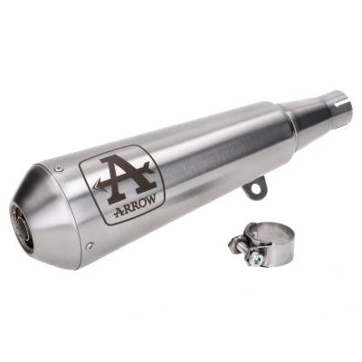 Kép: Kipufogórendszer Arrow Pro Race rozsdamentes acél polírozva Brixton BX, Felsberg 125XC, Sunray Euro4 2019 .