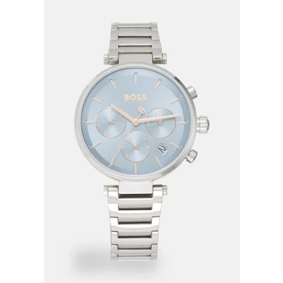 Kép: BOSS Majesty Sport Kronográf óra silvercoloured/blue, Méret: One Size, Silver coloured/blue